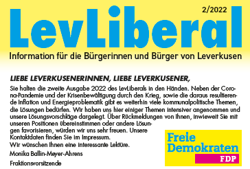 Unser aktuelles LevLiberal 2/2022 ist da:
