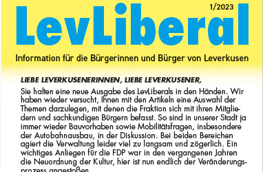 15.06.2023 Unser aktuelles LevLiberal 1/2023 ist da.