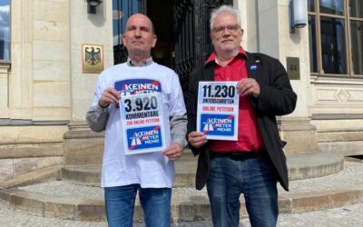 LevLiberal 2023/2 – Petitionsübergabe gegen Ausbaupläne bringt neuen Schwung in den Austausch mit dem Ministerium