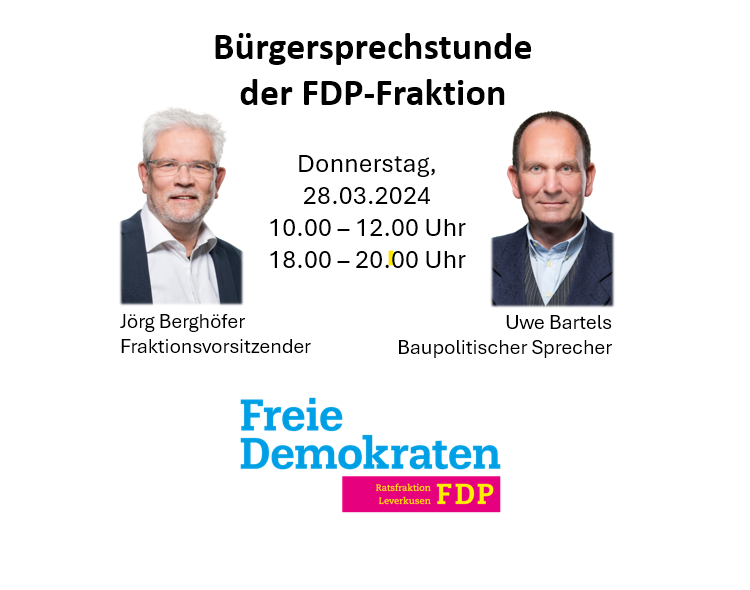 Bürgersprechstunden 28.03.2024